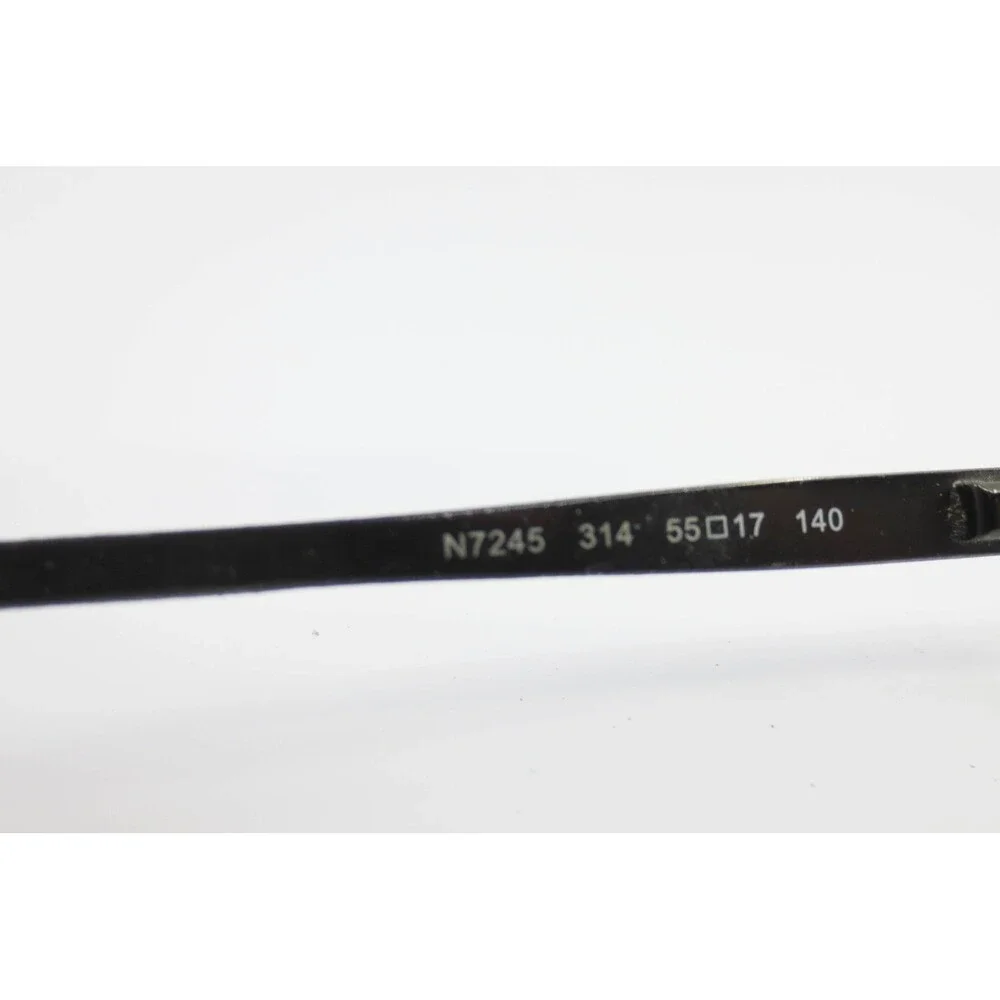 Nautica N7245 314 Mens Rectangular Eyeglasses Frames Black 55-17-140